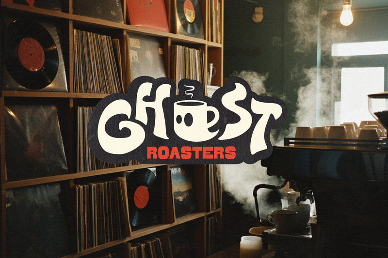 Ghost Roasters coffee and music identity