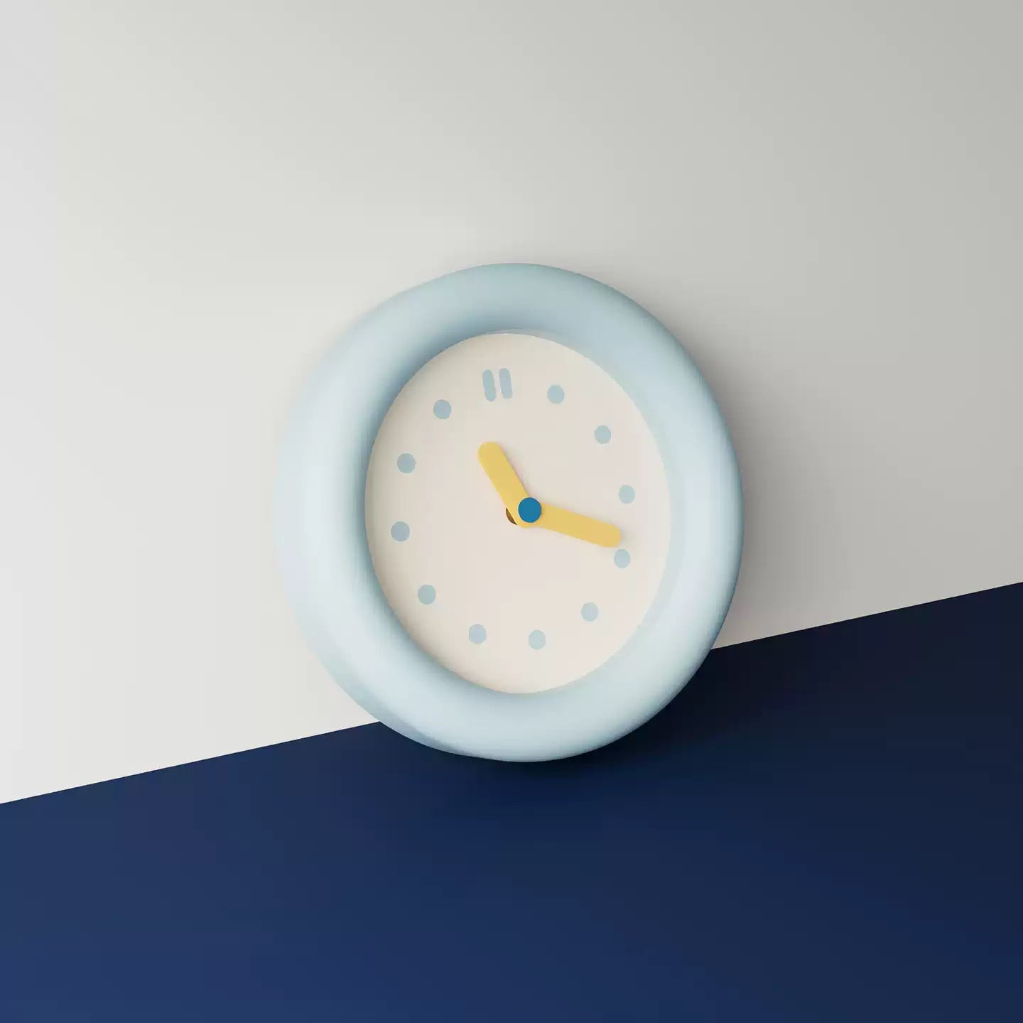Baby Blue Wall Clock