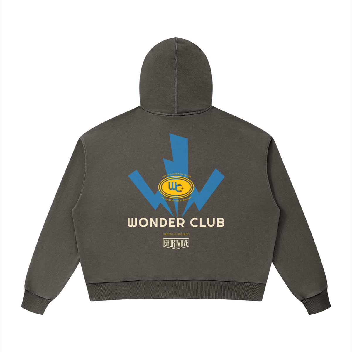 Wonder Club Hoodie: Mineral Wash 90's Boxy Fit