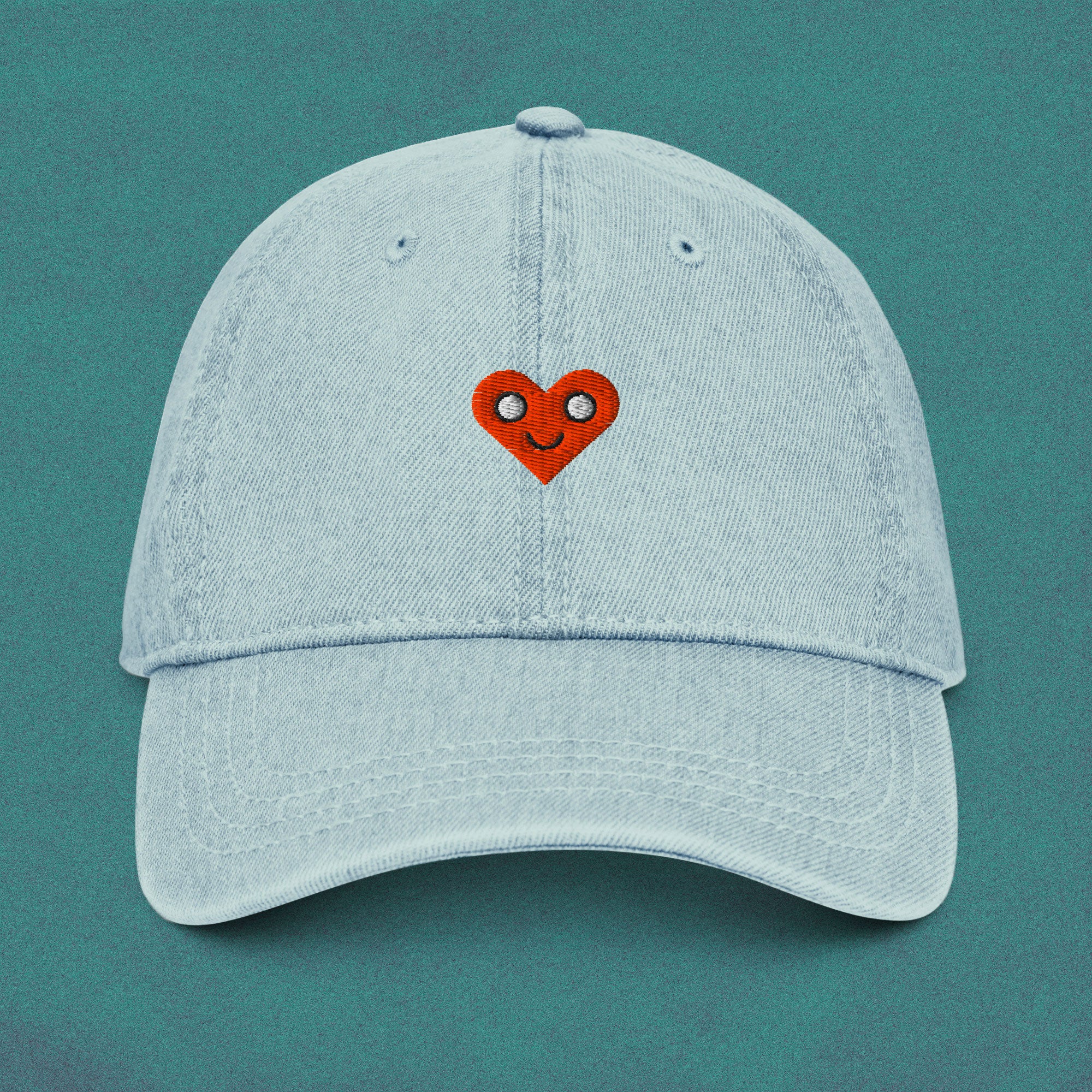 Q-BIT™ - Retro Washed Denim Cap