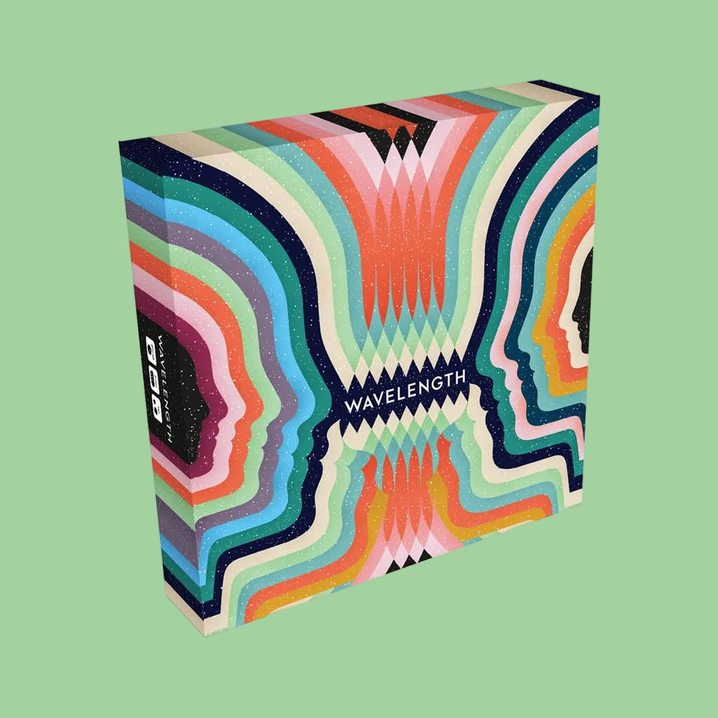 Colorful box with 'Wavelength' branding on a white background